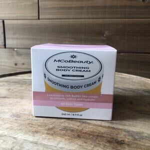 New MCoBeauty Smoothing Body Cream All Skin Types 8.11oz